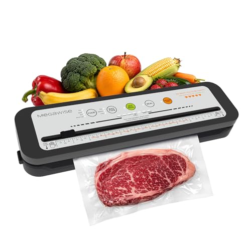 MegaWise Vacuum Sealer Machine, 80kPa Food...