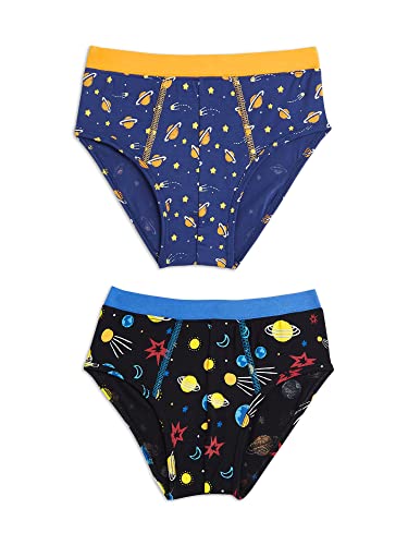 Image of XY Life Astro Modal Briefs for Boys, Relaxed Fit, Printed