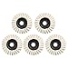 Industrial Wool Felt Polishing Pads Multipurpose 5PCS for Accuracy Metal Finishing on Furniture Hardware Metal Polishing Discs
