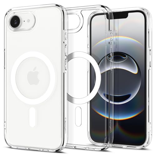 Image of Spigen for iPhone 17e / 16e Case, Ultra Hybrid MagFit [Anti-Yellowing] [Compatible with Magsafe] - Clear