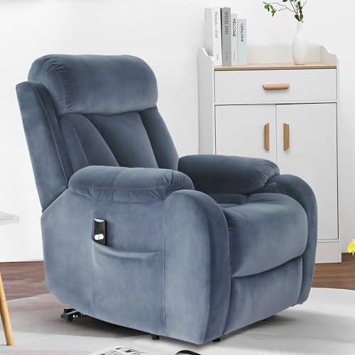 Sillón con función elevadora y masaje tela miniatura 5