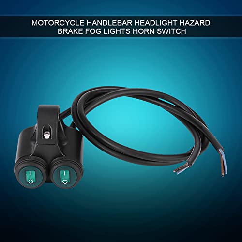 Dioche Interruttore Manubrio Moto Universale, 22mm...