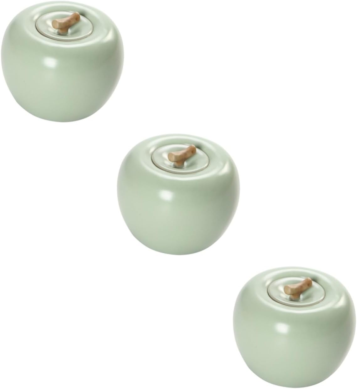 3 Pcs Porcelain Tea Container Ceramic Tea Coffee Sugar Canisters Ceramic Tea Canisters Tea Tanks Porcelain Jar Container Mini Containers Ceramic Sugar Storage Candy Food