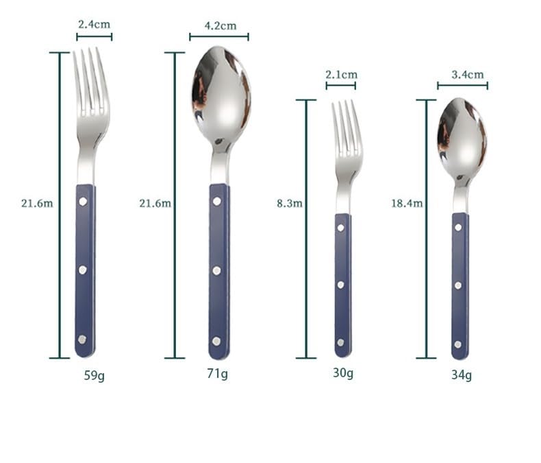 Set Cubiertos Cocina 20 Piezas Acero inoxidable miniatura 3