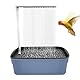 KUWUNG Vogeldusche Wellensittich, Vogel Badewanne, Vogelduschkabine automatische Vogelbadewanne - Automatischer, Betriebene Lovebirds Bath Fountain Pet Cage Accessoires Für Innenbad