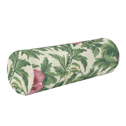Miaozhen Tropische Blumen Zylinder Beinkissen