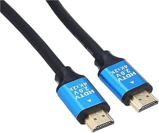 HDMI Cable 4K, 5 Metres, High Speed 2.0 Video Cable, Black/Blue