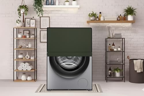 Image of The Furnishing Tree Washing Machine Cover Military Compatible for Bosch 8 Kg Fully-Automatic Front Loading WAJ28262IN - D x W x H : ( 66x61x88.9 CM )