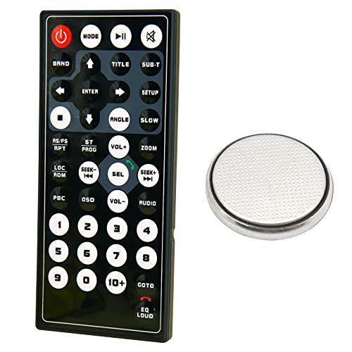 Replacement Remote Control for Dual Axxera Jensen Electronics Car Audio Digital Media Receivers Remote Control XDVD236BT DV526BT XDVD256BT DV527BT XDVD770BT XDVD176BT AXV150BT AVM101LH AVM700Ui Replacement Remote Control for Dual Axxera Jensen Electronics Car Audio Digital Media Receivers Remote Control XDVD236BT DV526BT XDVD256BT DV527BT XDVD770BT XDVD176BT AXV150BT AVM101LH AVM700Ui