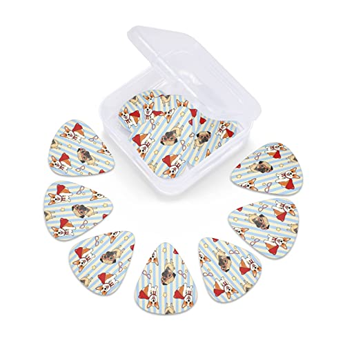 Lot de 12 médiators en forme d’étoile pour guitare basse électrique et acoustique Motif chiots mignons - Les Beatles, Paul McCartney, John Lennon, RIngo Starr, George Harrison Lot de 12 médiators en forme d'étoile pour guitare basse électrique et acoustique Motif chiots mignons – Image 7