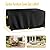 ZTKHZY Heavy Duty 600D Patio Furniture Covers, 71x20x41inch/180x50x105cm Black Rectangular Outdoor Furniture Cover Waterproof Sectional Sofa Set Outside Table and Chair Covers