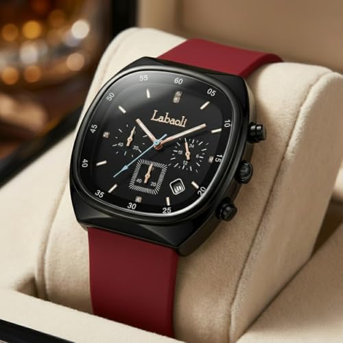 Image of Quadra 5681 Chronograph Watch for Women with Fashion-Led Dial Design, Silicone Strap Comfort, Luminous Hands & Date Display I Ladies & Girls | Casual, College, Everyday & Gifting