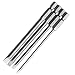 Toolcool 4pcs 100mm 3mm 4mm 5mm 6mm Magnetic Flat Head Slotted Tip Screwdrivers Bits Set 1/4 Inch Hex Shank