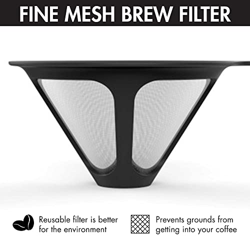 Primula Park Set With Permanent Reusable Removable Filter Coffee Dripper Pour Over Maker Brewer Pot, Borosilicate Glass, Easy To Use And Clean, 36 Oz #TOP7