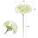 Auihiay 10 Pieces Artificial Hydrangea Silk Hydrangea Flowers Artificial Flowers with Stems for Wedding Home Decorations