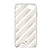 kate spade new york Protective Hardshell Case for iPhone 7 - Diagonal Stripe Blush/Gold