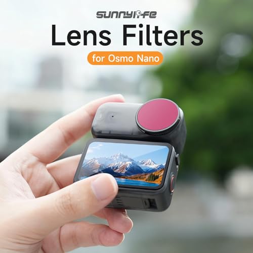 Image of GetZget Sunnylife ND Filters 6 in 1 Set Compatible with DJI Osmo Nano Multi-Coated German Glass, Premium Lens Protection for Crystal-Clear Shots Filming Accessories