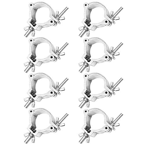 mountain_ark 8 abrazaderas para iluminación de DJ, para travesaños de 48-51 mm, aleación de aluminio resistente, capacidad de carga de 100 kg Cover