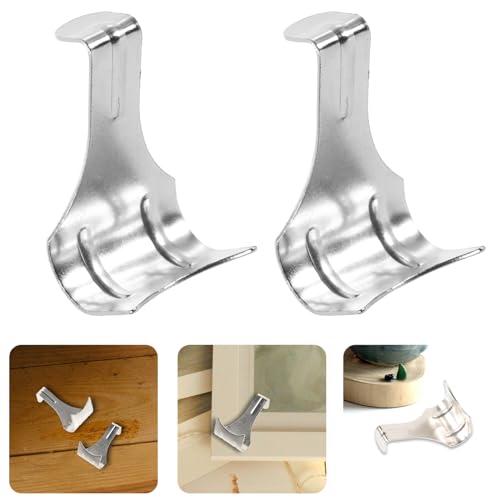 Image of jojofuny 10pcs Metal Photo Hooks for Hanging Pictures Artwork and Frames and Easy to Install for Home and Office Use Excellent Bearing Capacity