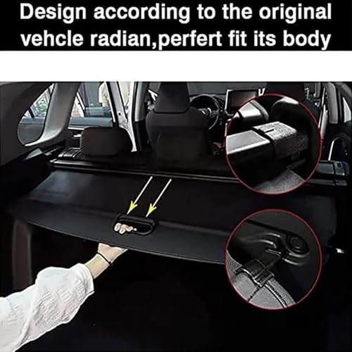 Coche cubierta de carga retráctil de alta resistencia para maletero de Audi Q3 3