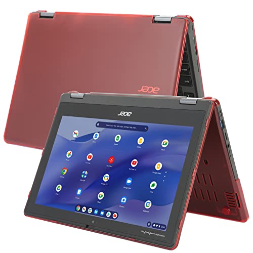 Funda Acer Chromebook Spin 511 R753T para evitar arañazos mCover rojo