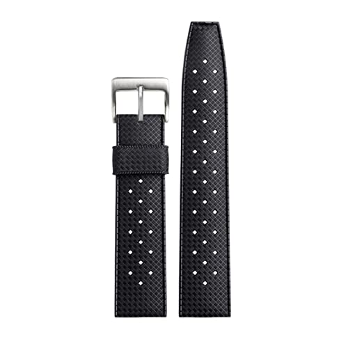 Bracelet étanche et respirant silicone 22mm pour Seiko