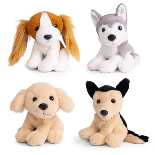 Living Nature Little Dog Animals Plush Toy | Soft Toy Gift for Kids