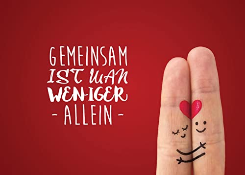 Postkarten Hochzeit - 25 Postkarten Liebe: Postkarten Set Liebe für die Hochzeit als liebevoll gesta