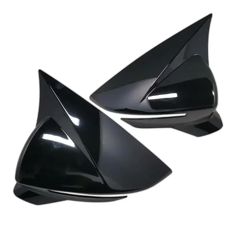 Coques rétroviseurs Seat Ibiza Arona cache rayure noir brillant - 6