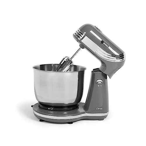 Robot Pâtissier Livoo DOP137G – 250W Bol Inox 3L 6 Vitesses - vue 6
