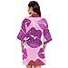 Amooorous Fake Glitter Cartoon Lip Fashion Pink Womans Bathrobes Classic V Neck Night Shirt for Sleeping, Fake Glitter Cartoon Lip Fashion Pink, X-Large