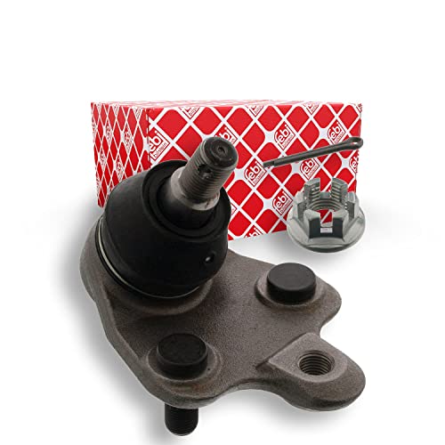 febi bilstein 43055 Rotule de suspension avec écrou à créneaux et goupille, 1 pièce