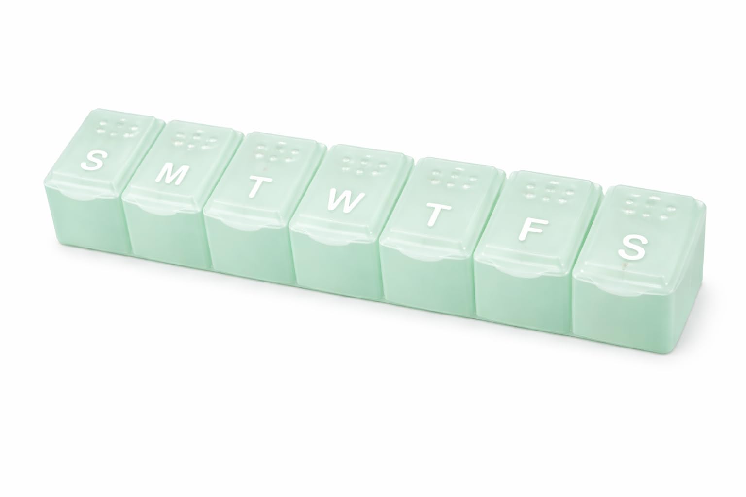 Weekly Pill Organizer – 7 Day Braille Pill Box, Travel-Friendly Medicine Storage Case, Easy Open Compartments, Portable & Durable Pill Case for Daily Medication Management-image-24