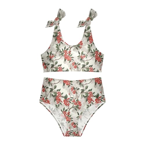 KLL Girls Swimsuit Bikini Set Cute Tankini Bikini Set with Adjustable Strap3