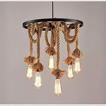 Lampe mit einem Wagenrad, Hängeleuchte aus Holz 60W, braun: Amazon.de