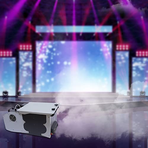 Máquina de humo TFCFL 3000 W para DJ y escenario, efecto de humo bajo, con control remoto y DMX512, para clubes, bodas y teatro miniatura 3