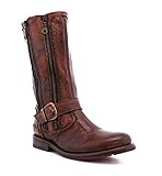 Bed|Stu Women’s Hustle S Leather Boot (7, Teak Rowan Multi)