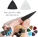 58 Pcs Acoustic Guitar Accessories Kit Guitar Strings Replacement Changing Tool Include Strings, Metal Capo, Picks, Picks Holder, String Winder, Pins, Nuts Saddles for Guitar Players Beginners