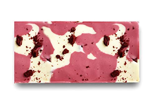 3 Some Chocolates Signature Gourmet Chocolate Bars (Ruby & White Chocolate Red Velvet Crunch Bar)