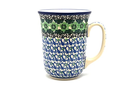 Polish Pottery Mug - 16 oz. Bistro - Kiwi