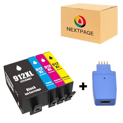 Cartouches 912XL Nextpage compatibles Hp Officejet 8022 8020 8012 pack de 4
