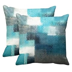 Abstract Turquoise and Grey