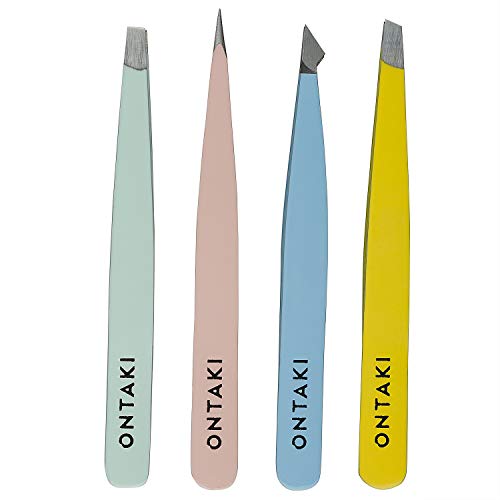 Prescise Tweezers Kit Tool Set | Quickly and Accurately Pluck Eyebrows, Facial, Body or Grey Temple Hairs Easily and More