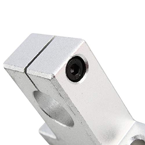 2Pcs SK16 16mm Linear Rail Shaft Support, Linear Rail Shaft Guide Support Bracket Vertical Optical Axis Holder2pcs sk16 linear rail shaft guide support