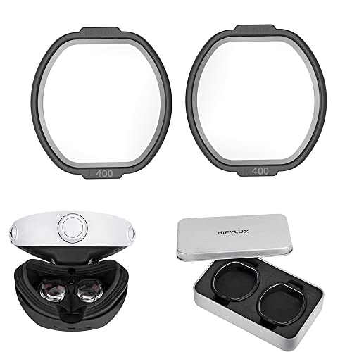 TMOM PlayStation VR2 近視メガネフレーム PS VR2 専用 度付きレンズ 近視対応 PS VR2 専用 度付きレンズ 近視対応 近視視力保護 傷防止 軽量 正味重量: 30g (1ペア) 取り付け簡単 VRレンズ用 VRレンズプロテクターアクセサリー 収納ケース付 (-4.0)の商品画像（Amazon）