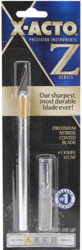 X-Acto No 1 Precision Knife | Z-Series, Craft Knife, with Safety Cap, #11 Fine Point Blade, Easy-Change Blade System