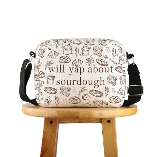 Sac à bandoulière Will Yap About Levain besace coton imprimé