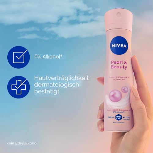 Nivea Deo Spray Pearl & Beauty, 150ml – Ansicht 4