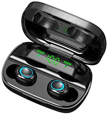 Lovejoy Store, auricolari wireless S11 TWS, con Bluetooth 5.0, display  digitale da 120 ore, chiamate in vivavoce, auricolari sportivi con scatola  di ricarica, Nero con display digitale. : Amazon.it: Elettronica