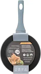 Frigideira Antiaderente Indução Pequena 18cm Ovos Panqueca Omelete Saltear Leve Alumínio Reforçado Profissional Cozinha Preta